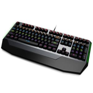 RGB Backlit Gaming Computer Keyboard 108 Keys With Conflict - Free Design