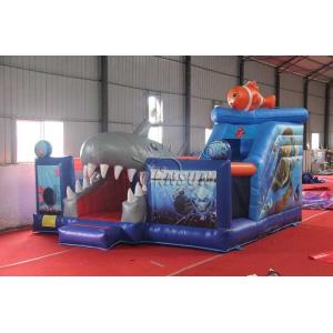 Submarine Shark Trampoline Commercial Grade Bounce House 6 X 6m Size