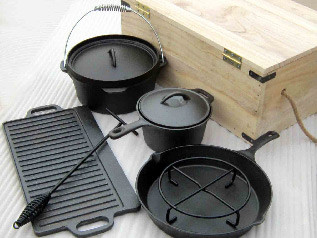 Quality cast iron cookware set wholesale