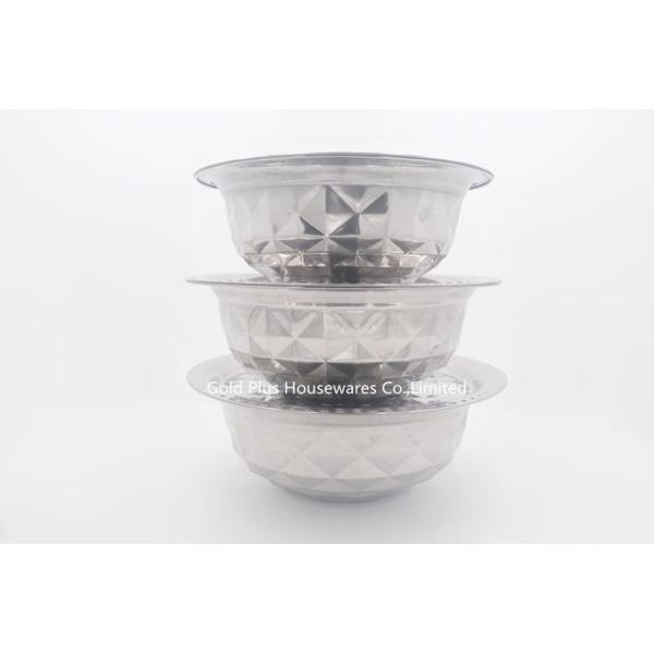 26cm Cookware ordinary round kitchen stainless steel stock pot different sizes food round steel basin with lid