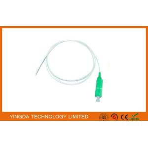 SC APC Fiber Connector OS1 OS2 9/125um 1.5 Mtrs White LSZH Simplex Optical Cable