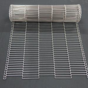 Food Biscuits Wire Conveyor Belt Metal Mesh Conveyor Belt Bright Silver