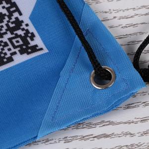 Portable Custom Drawstring Backpack , Multi Functional Sports Sack Bag