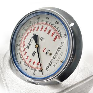 XINYI Double Scale Pressure Gauge Precision Hydraulic Oil Pressure Gauge