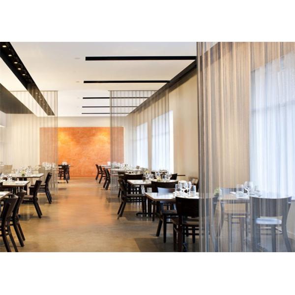 Custom 1.2mm Metal Decorative Mesh Decoration Wire Mesh 6 meters Height