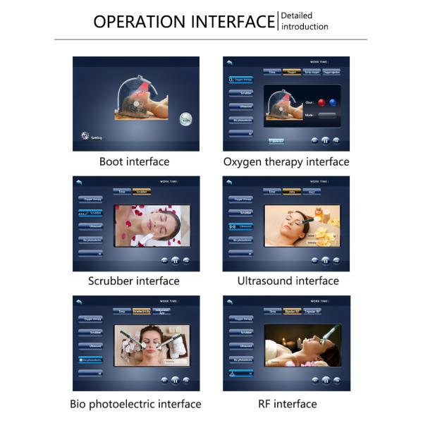 Multifunctional 10 in 1 facial care skin Moisturizing hydra oxygen mask jet peel skin facial care machine