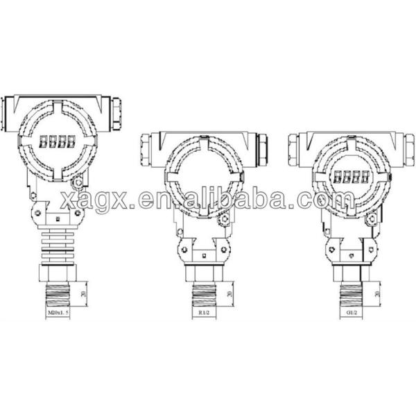High-frequency water supply pressure transmitter