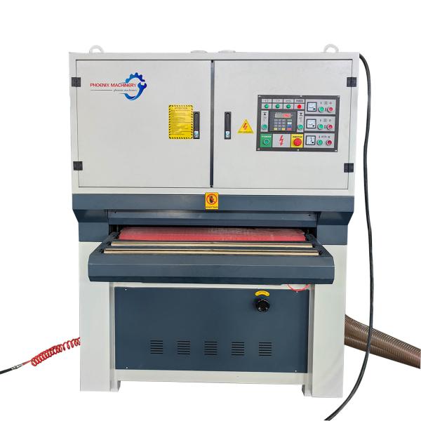 27.87kw R-R1000 Wide Belt Bench Sander for Wood Thickness Sanding and Dust