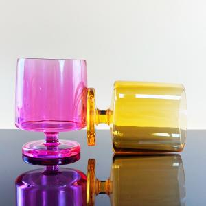 Stackable Reusable Plastic Wine Glasses Customize Logo Personalized Design Cups