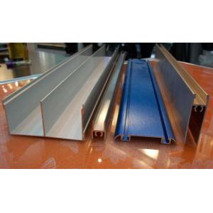 Powder Coated Aluminium Door Profiles High Precise And High Hardness