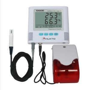 Sound Light Alarm High Accuracy Temperature Humidity Data Logger HUATO S500-EX