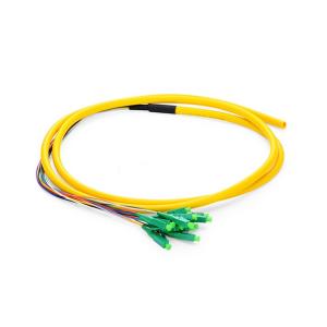 LC APC Patch Cord 12 Fibers Pigtail Simplex For Optical Fiber Test Equipment