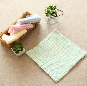China Baby face towel 6 layer 100% cotton washing gauze baby bibs handkerchief 30x30cm on sale
