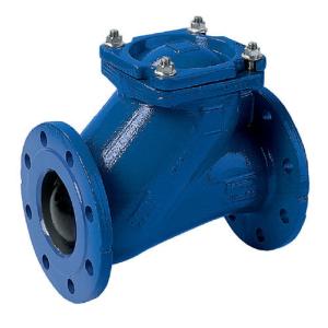 Rubber Ball Flanged Check Valve , Automatic Actuated Water Supply Check Valve