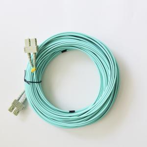 Duplex SC / UPC MM OM3 2.0mm / 3.0mm Optical Fiber Patch Cord
