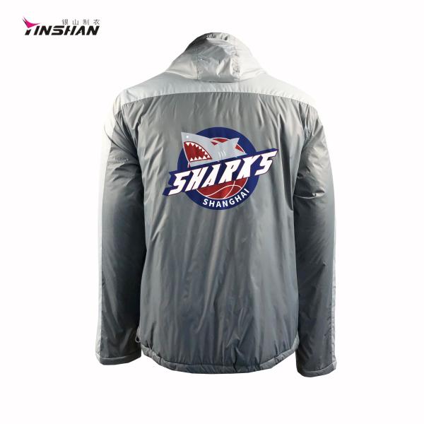 Unisex Sports Windproof Gray Motorcycle Jacket with Customized Logo and Stand Collar