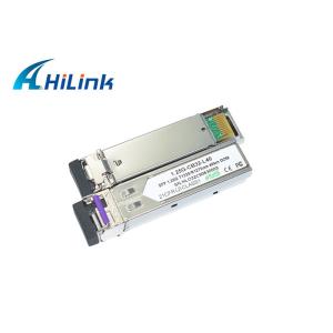 Fiber Optical Transceiver 1.25G CWDM Module BIDI Tx27/Rx33 Tx33/Rx27 40km