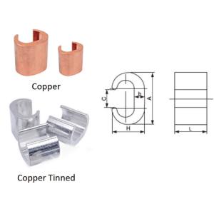 Copper C Type Compression Connector For Grounding System