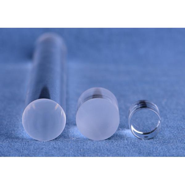 Uncoated Fiber Optic Transparent Quartz Rod 10mm Diameter