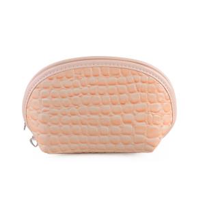 China Leather Women'S Cosmetic Travel Bag Case With Compartments on sale