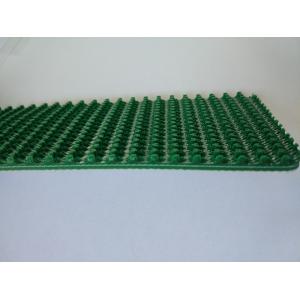 Grip Pattern Petrol Green PVC Conveyor Belt Replacement High Performance Wear