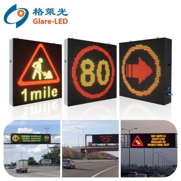 Quality Full Color VMS LED Display with 250-300m Viewing Distance and 1R1G1B Pixel Composition for Highway Traffic wholesale