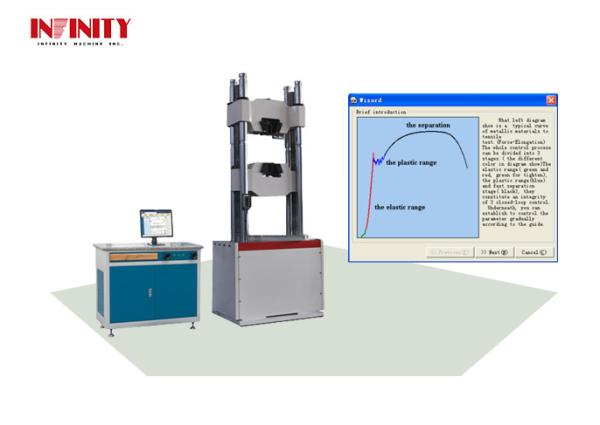 Quality 200kn Computer Screen Display Hydraulic UTM with and Max Moving Speed of 60mm/min wholesale