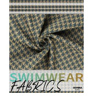 Quick Drying Textured Swim Fabric with 370gsm Weight and 135cm Width for High