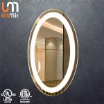 WiFi Android System Modern Oval LED Makeup Mirror with Touch Screen and Digital