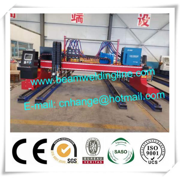 Table Type CNC Plasma Cutting Machine , Hypertherm Gantry Type Plasma Cutting