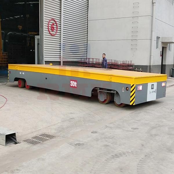 Model Workpieces 40T Electric Transfer Cart Maintenance Free Transfer Wagon