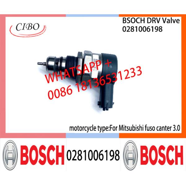BOSCH DRV Valve 0281006198 Control Valve 0281006198 Applicable to Mitsubishi fuso canter 3.0