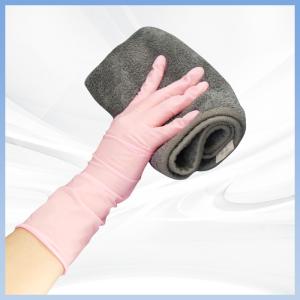Soft Pink Synthetic Nitrile Garden Work Gloves 6mil 7mil 8mil