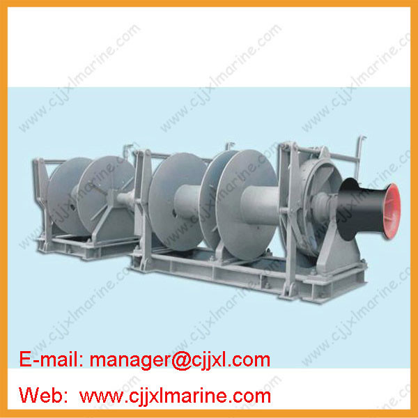 Double Drum Hydraulic Bulk Carrier Winch