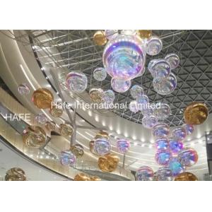 2.5m Diameter Inflatable Mirror Balloon / Events Decoration Silver Reflective