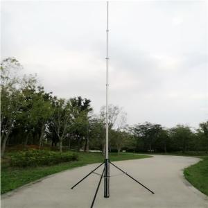 Guyed Push Up Lightweight 18M Telescopic Antenna Tower