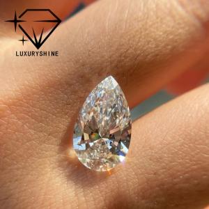 Lab Grown Pear Diamond VVS-VS Clarity D-F Color IGI Certified