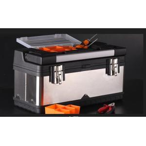 590 * 280 * 265 MM ABS Stainless Steel Hand Trolley Case 2 Chrome Latches With