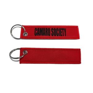 Cheap Rectangular Funny Jet Tag Keychain Custom With 2 Sided Logos for sale