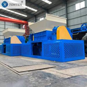 High Capacity Durable Build Double Shaft Shredder For Wood Processing Industry