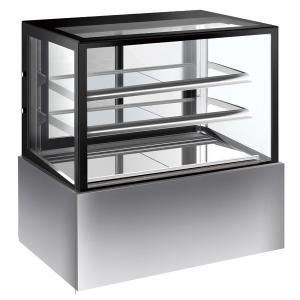Commercial Refrigerated Cake Display Cabinets 280L Capacity With Sliding Door with 900mm Length and Two Layers