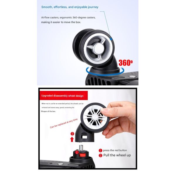 229 Detachable widened version Soft-shell Luggage with Embedded TSA Lock, Waterproof Oxford Cloth and Silent Universal Aircraft Wheels