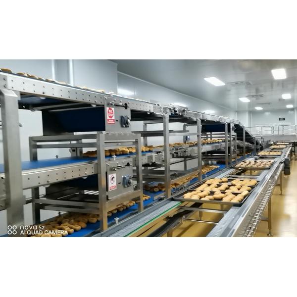 Quality Suction Depanner Step Proofer Fully Automatic Bread Production Line PLC System wholesale