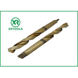 HSS Cobalt M35 Taper Shank Drill Bit For Stainless Steel / Matel Milled Process