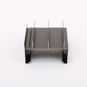 China Anodized Custom Aluminum Extrusions , Black 6063 Extruded Aluminum T Slot on sale