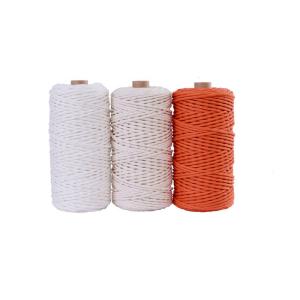 Cotton macrame cord recycled cotton macrame wall hanging DIY handmade rope
