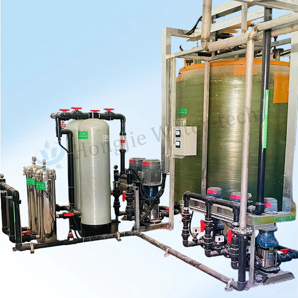 Quality 20T/H Dual-Stage RO + EDI + Mixed Bed Ultrapure Water Systems For Hungarian  wholesale