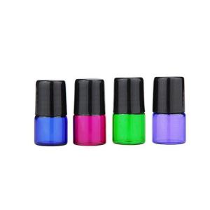 Various Colors Glass Bottle Mini Essential Oil Roller Bottles 1ml 2ml 3ml
