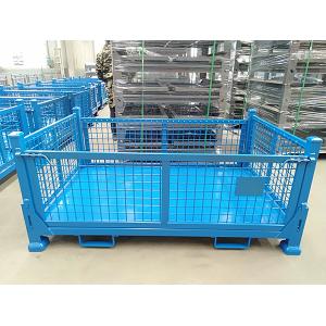 Customized Collapsible Pallet Cages With Padlock Locking System