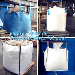 Cheap FIBC Recycle Container 1 Ton PP Woven Jumbo Big Bags For Agriculture And Industrial Use,100% new material 1 ton 1.5 ton for sale